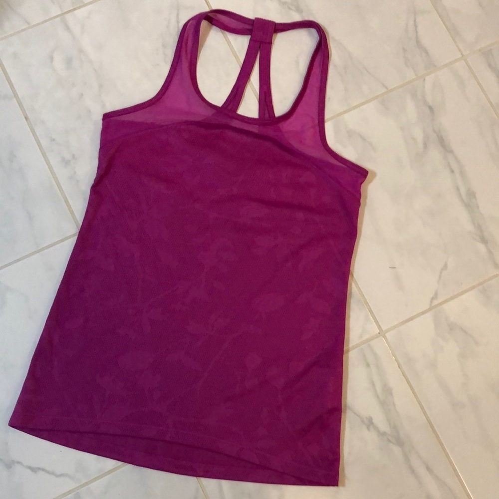 Roxy pink / purple tback lightweight breathable tank. EUC!
